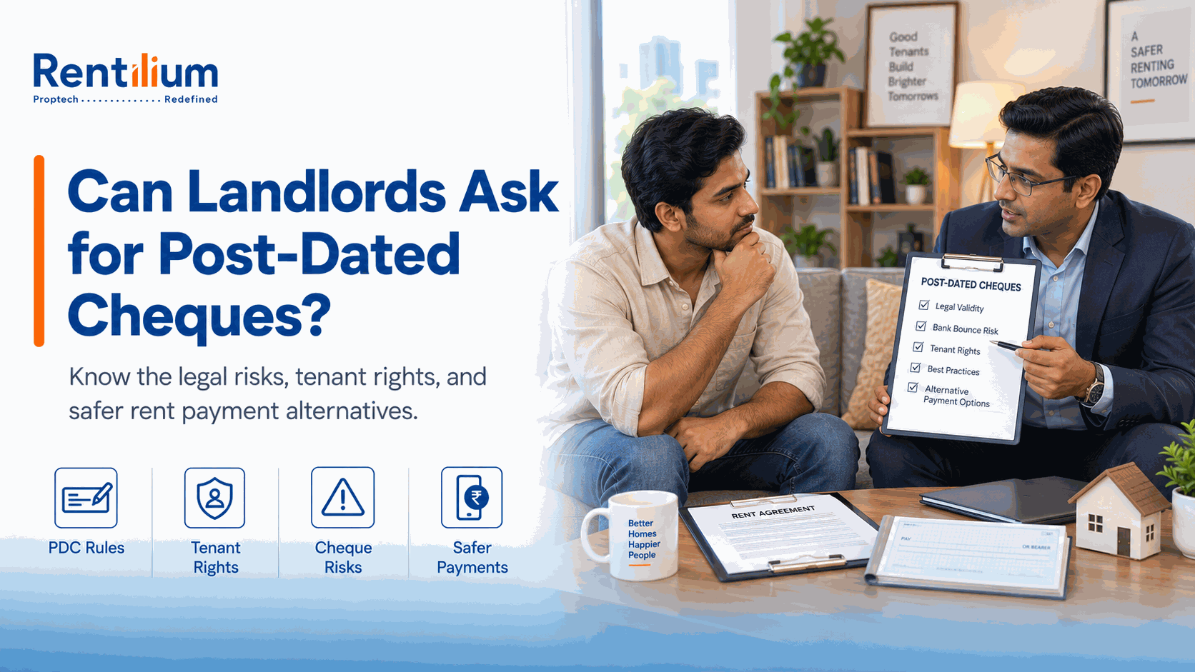 Landlord asking tenant for post-dated rent cheques