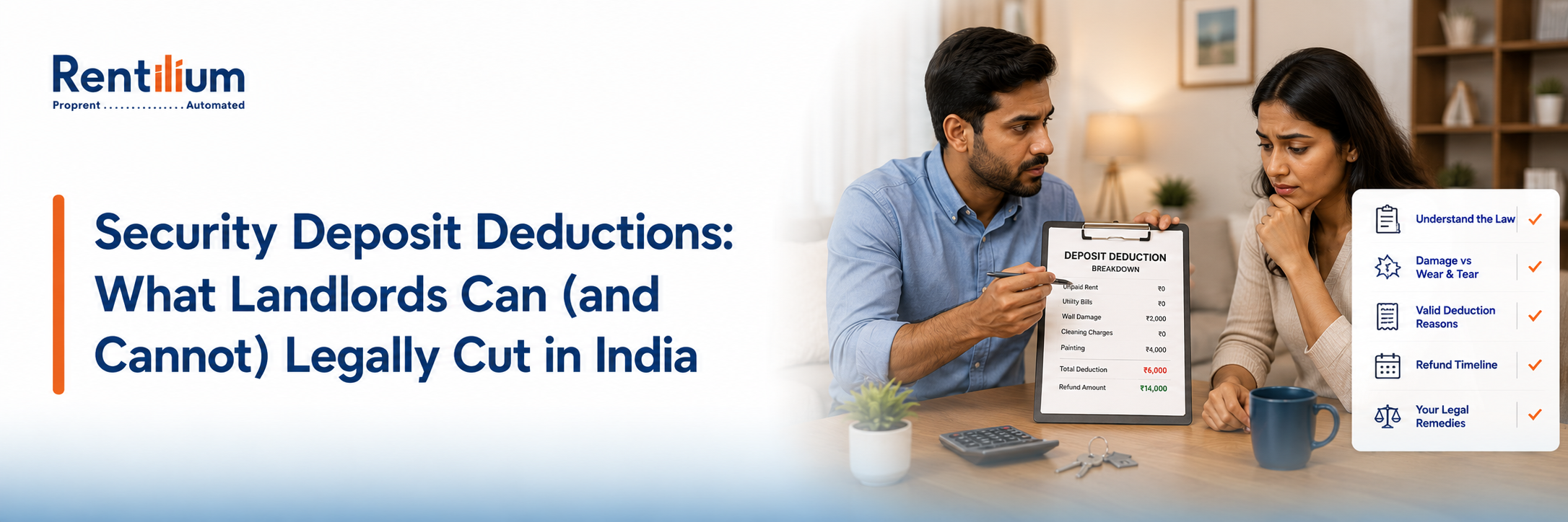 Security Deposit Deductions: What Landlords Can and Cannot Legally Cut in India
